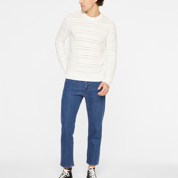 Cropped Straight Jeans - Brand New - NEVER WORN - Indigo - Picture 1 of 5